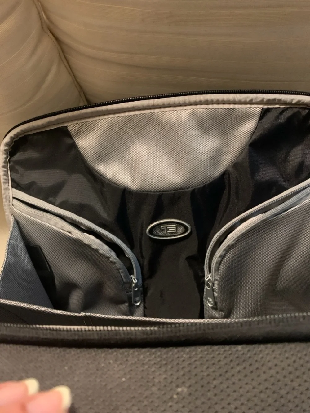 Tumi Black Men's  or women’s Laptop Briefcase with Front Organizer